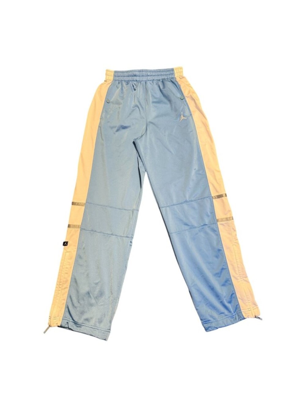 Y2k Air Jordan Men Athletic Basketball Track Pant Unc Blue Antarctic White Sz M